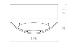 Naxos Vägglampa Borstad Metall LED 6W 3000K