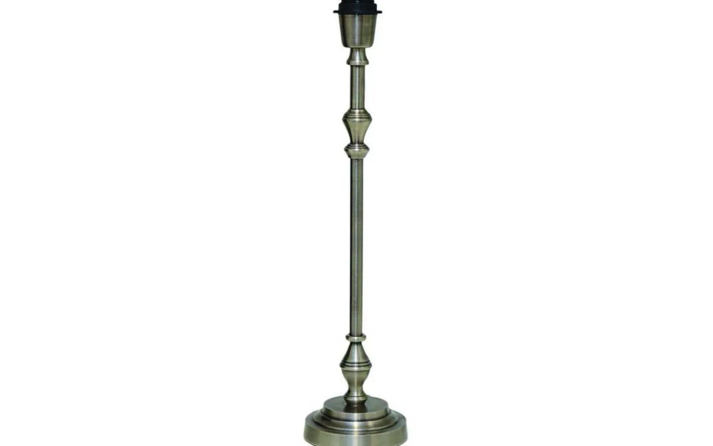 Nelly Lampfot 52cm Antik Silver