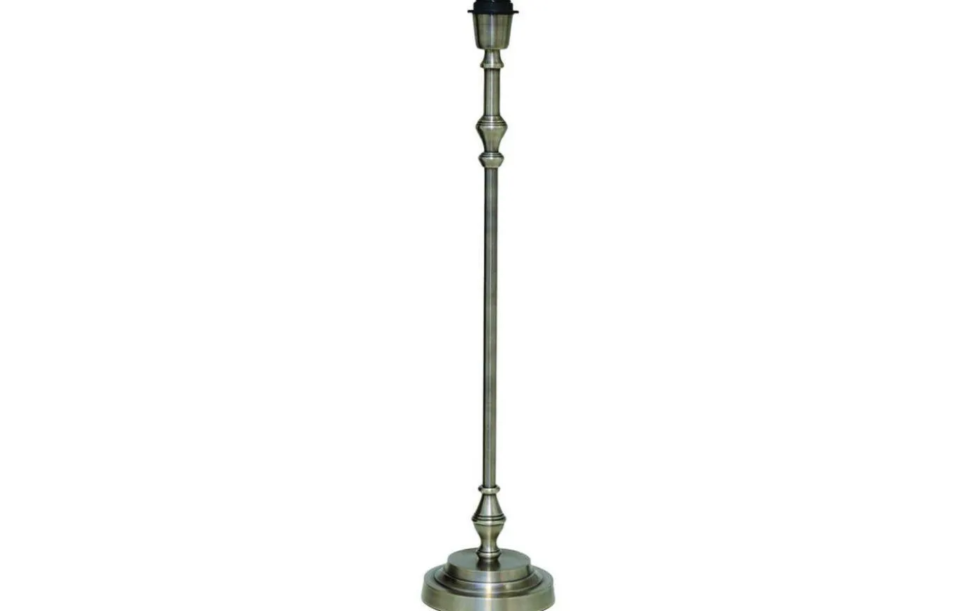 Nelly Lampfot 68cm Antik Silver