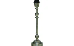Nelly Lampfot 36cm Antik Silver
