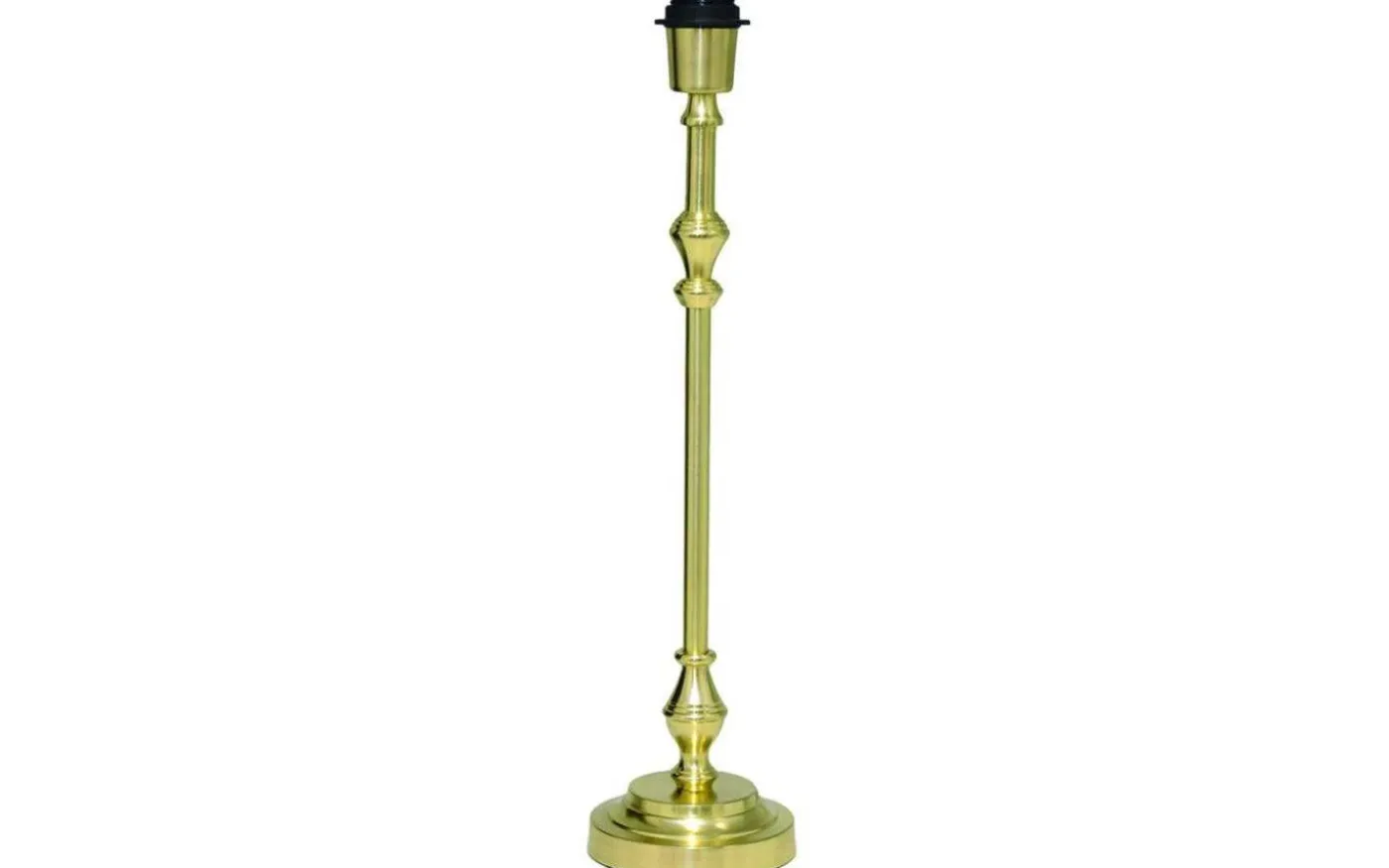 Nelly Lampfot 52cm Borstad Mässing