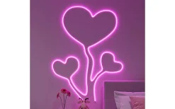 Neon LED-remsa 3m RGB+3000K Komplett Kit Vit