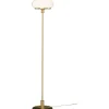 New August Golvlampa 140cm Matt Mässing/Vit