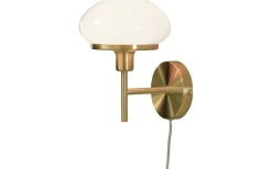 New August Vägglampa Matt Mässing