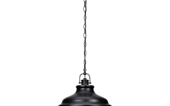 New Haven Taklampa 37cm Antik Svart/Guld