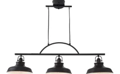 New Haven Taklampa 96cm 3xE14 Antik svart