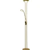 Nice Golvlampa 1,8m LED 3000K 20W+5W Antik