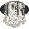 Nicoline Kristallplafond 26cm Krom IP44