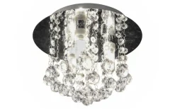 Nicoline Kristallplafond 26cm Krom IP44