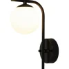 Nicosia Vägglampa Svart IP44