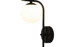 Nicosia Vägglampa Svart IP44