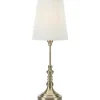 Noble Bordslampa 66cm Offwhite/Antikmässing