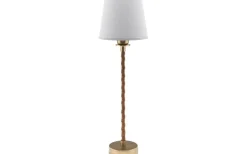 Nora Lampfot 46cm Antikmässing
