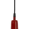 Notice Takupphäng 9cm E27 2m kabel Tak Röd