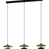 Nuvano Taklampa 99cm GU10 LED 3000K 4,5W Svart/Guld