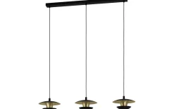 Nuvano Taklampa 99cm GU10 LED 3000K 4,5W Svart/Guld