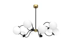 Octopus Taklampa 104cm Svart/Opal