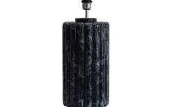 Odessa Lampfot 49cm Black Marble