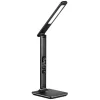 Office Skrivbordslampa med Digital Klocka CCT-Dim 36cm Svart