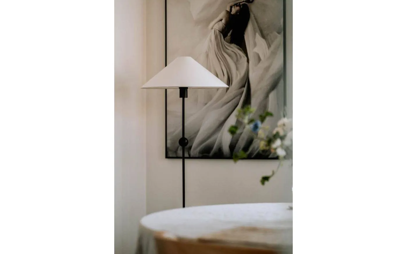 Olivia Lampskärm Ø45cm Vit