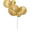 Omega Vägglampa 70cm LED 4,2W Borstad Mässing