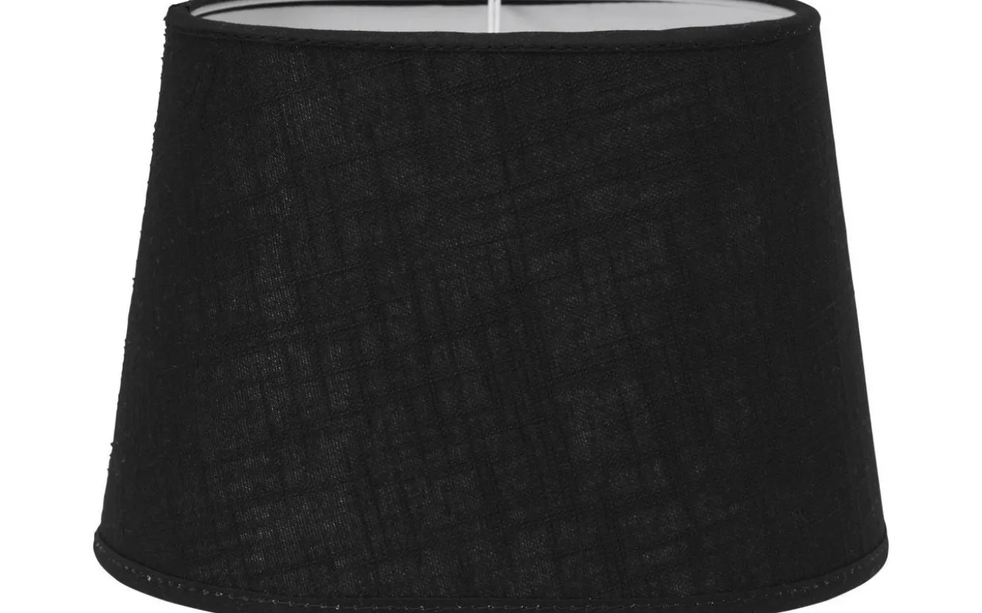 Omera Lampskärm Oval 23cm Classico Svart
