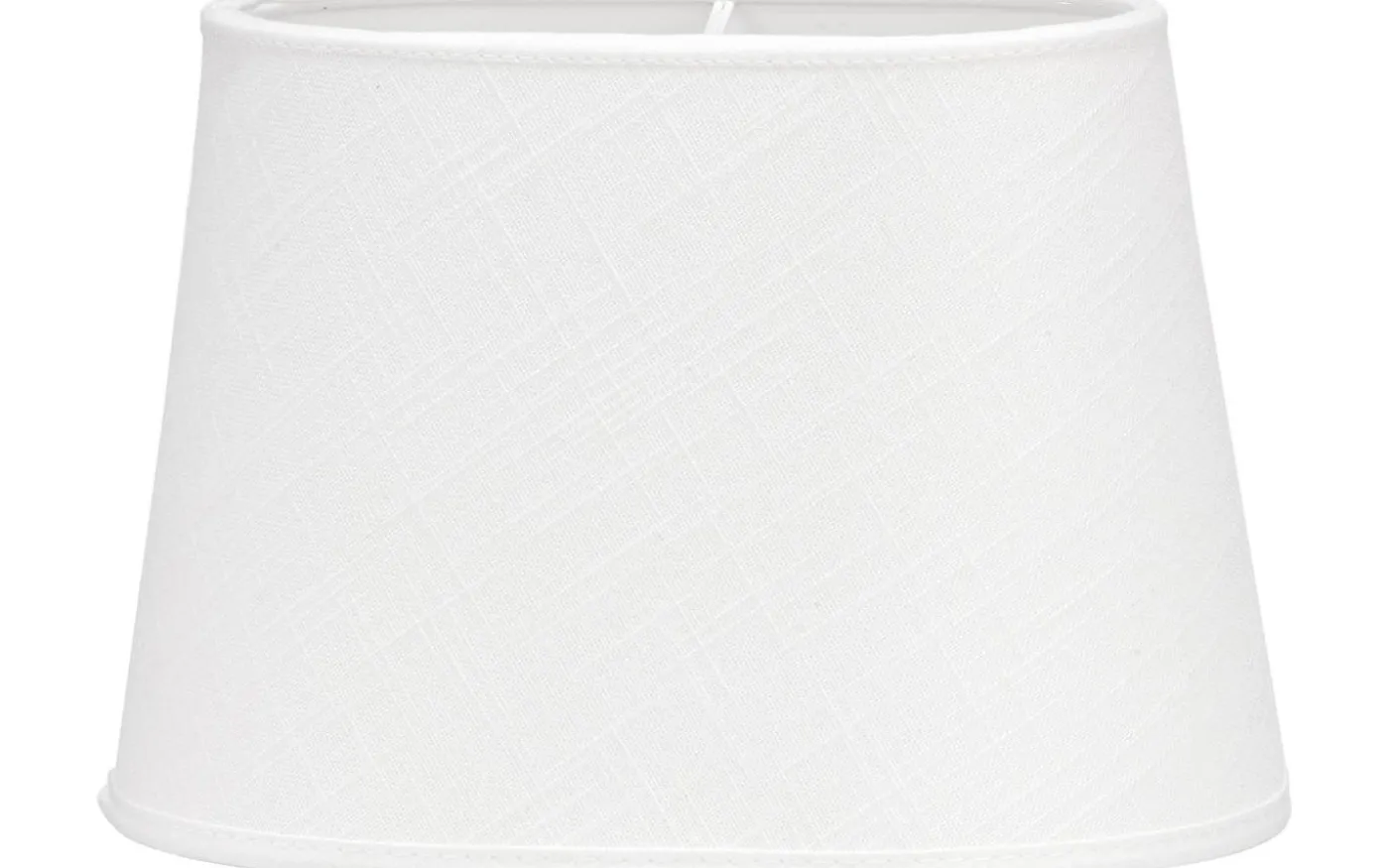 Omera Oval Lampskärm 23cm Classico Vit