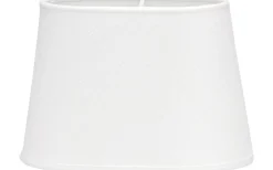 Omera Oval Lampskärm 27cm Classico Vit