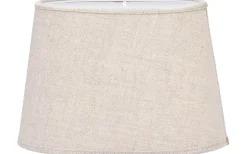 Omera Oval Lampskärm 23cm Lin Natur