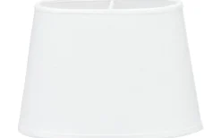 Omera Oval Lampskärm 20cm Lin Offwhite