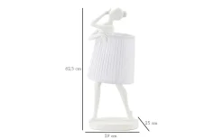 Optic Bordslampa Balett 62,5cm Vit