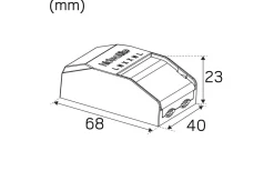 Optic S Quick ISO Spotlight Dim to Warm 4,5W Vit IP44