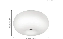 Optica Plafond 35cm Opal