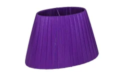 Organza Lampskärm Oval 22cm Lila