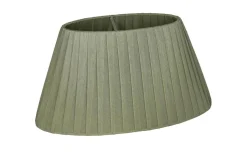 Organza Lampskärm Oval 22cm Grå