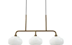 Ossett Taklampa 80cm Opal/Brons