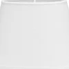 Oval Lampskärm 30cm Lin Classico Vit