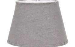 Oval Lampskärm 42cm Lin Grå