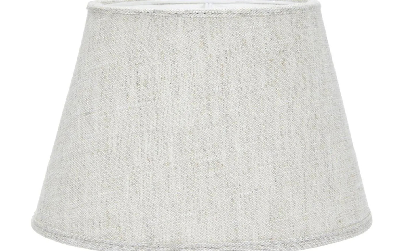 Oval Lampskärm 30cm Lin Ljusbeige