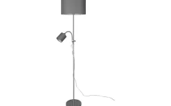 Owen Golvlampa E27+E14 grå
