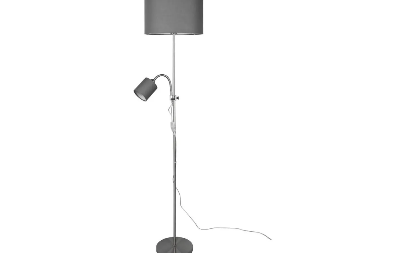 Owen Golvlampa E27+E14 grå