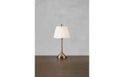 Oxford Bordslampa 43cm Offwhite/Antikmässing