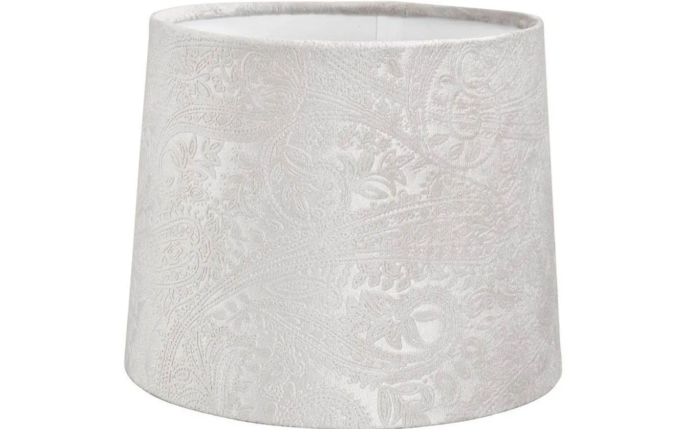 Paisley Lampskärm Ø20cm Sammet Grå
