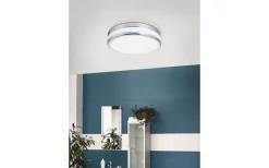 Palermo Plafond 23cm LED 3000K 11W Krom IP44