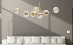 Palermo Taklampa 115cm Guld