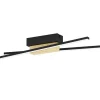 Panagria Plafond 93,5cm LED 3000K 26W Svart/Natur