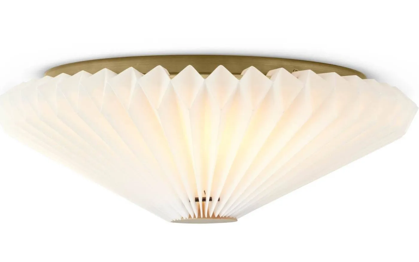 Paris Plafond Ø40cm Mässing/Vit