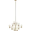 Paris Taklampa 73cm 10L Mässing