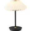 Paris Uppladdningsbar Bordslampa 28cm Svart/Vit