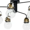 Paris XL Plafond 66cm Klarglas/Oxid